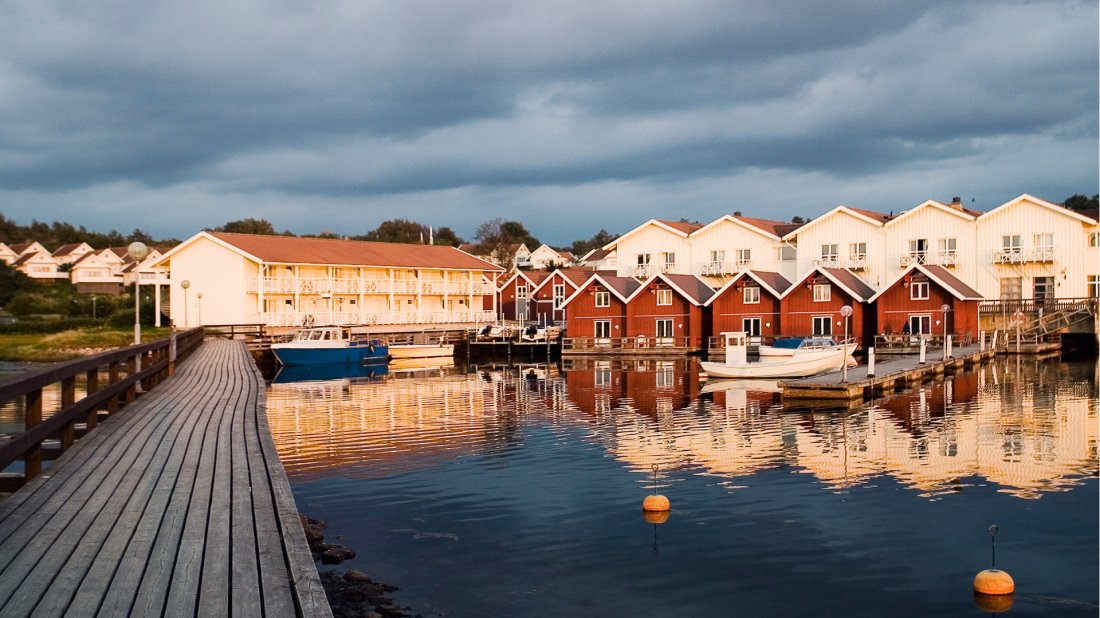 Hotellet fra sjøen